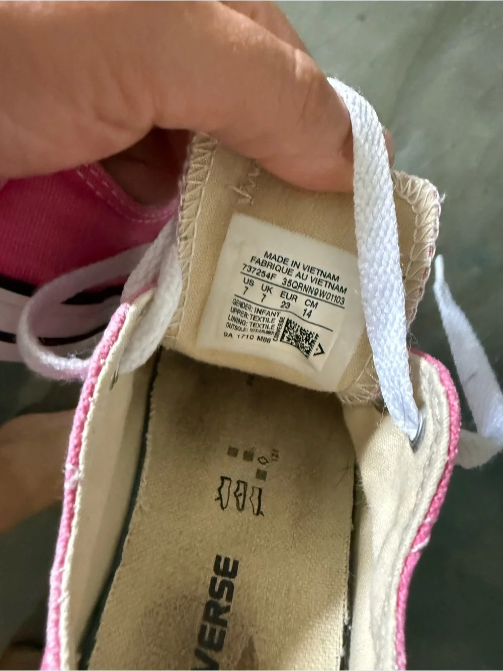 Pink Toddler Converse
